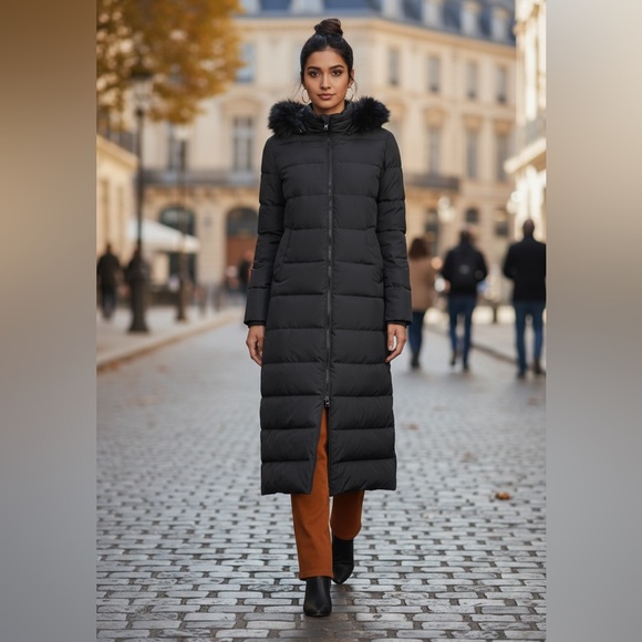 Lands end down maxi winter coat - Picture 1 of 6